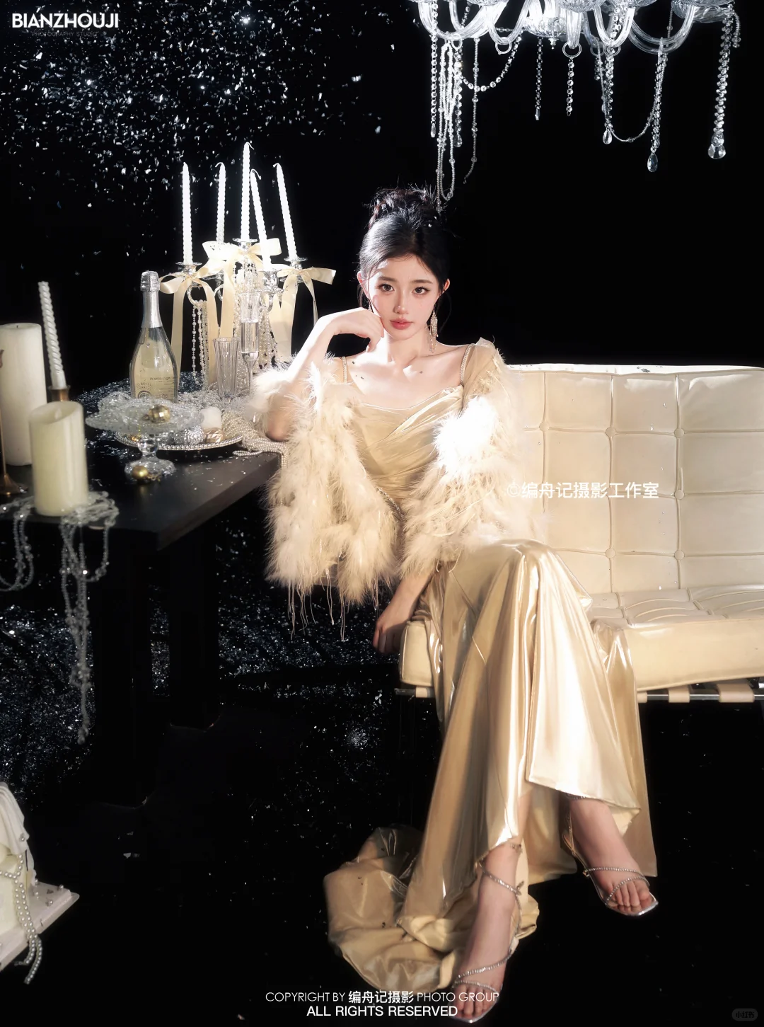 黑金璀璨的贵气时刻✨豪门千金生日写真🎂