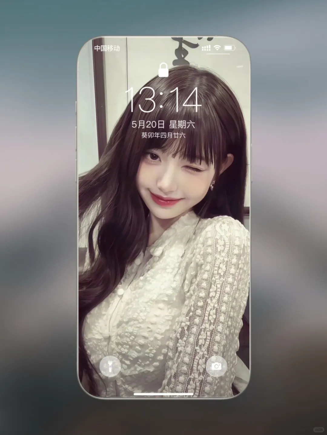 美女该有的壁纸，张元英