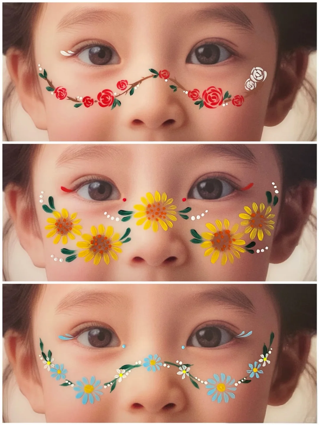 儿童面部彩绘｜分享一波哈尼妆