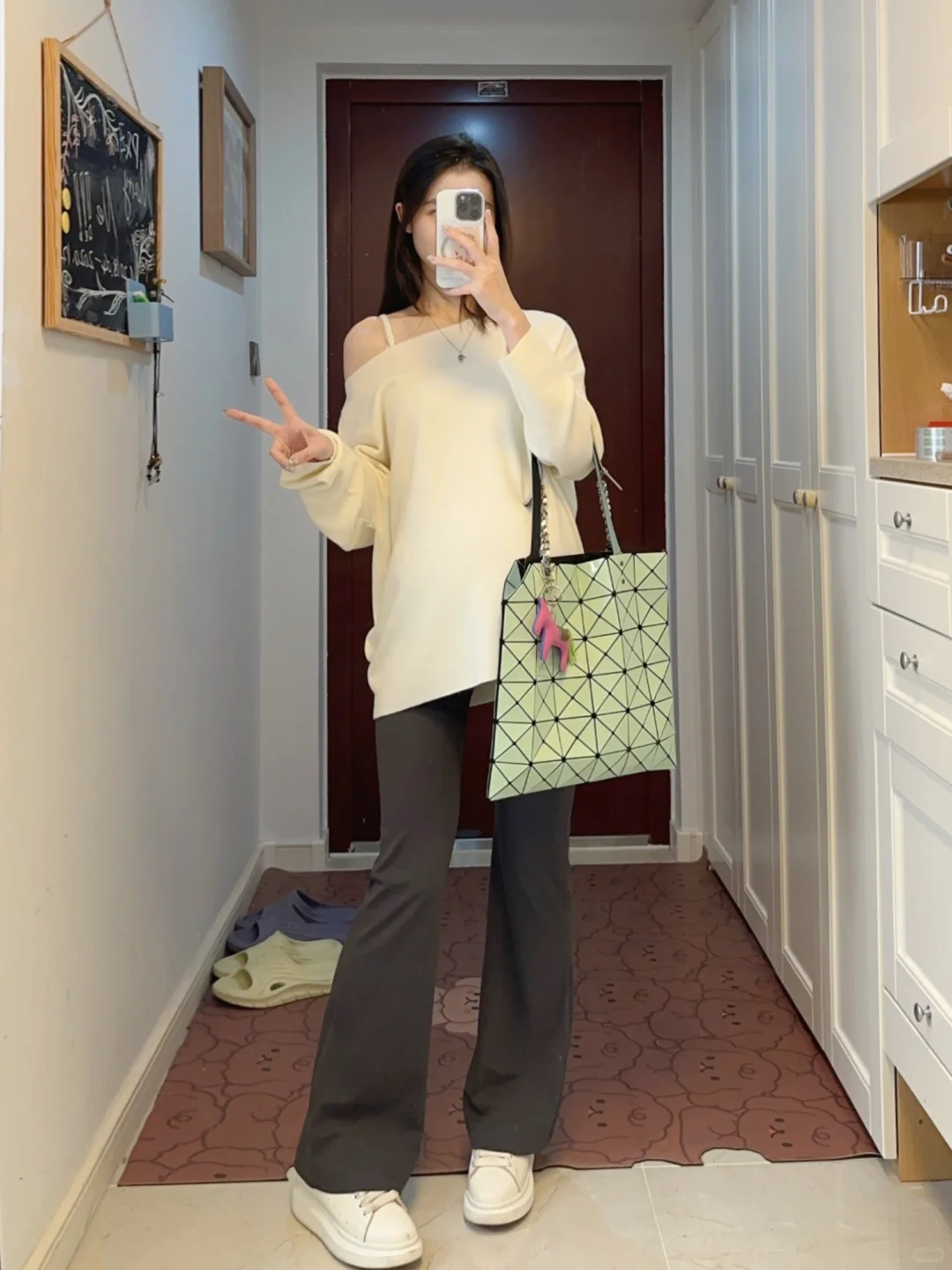 孕期ootd｜秋天的快乐是介条瑜伽裤给的！！