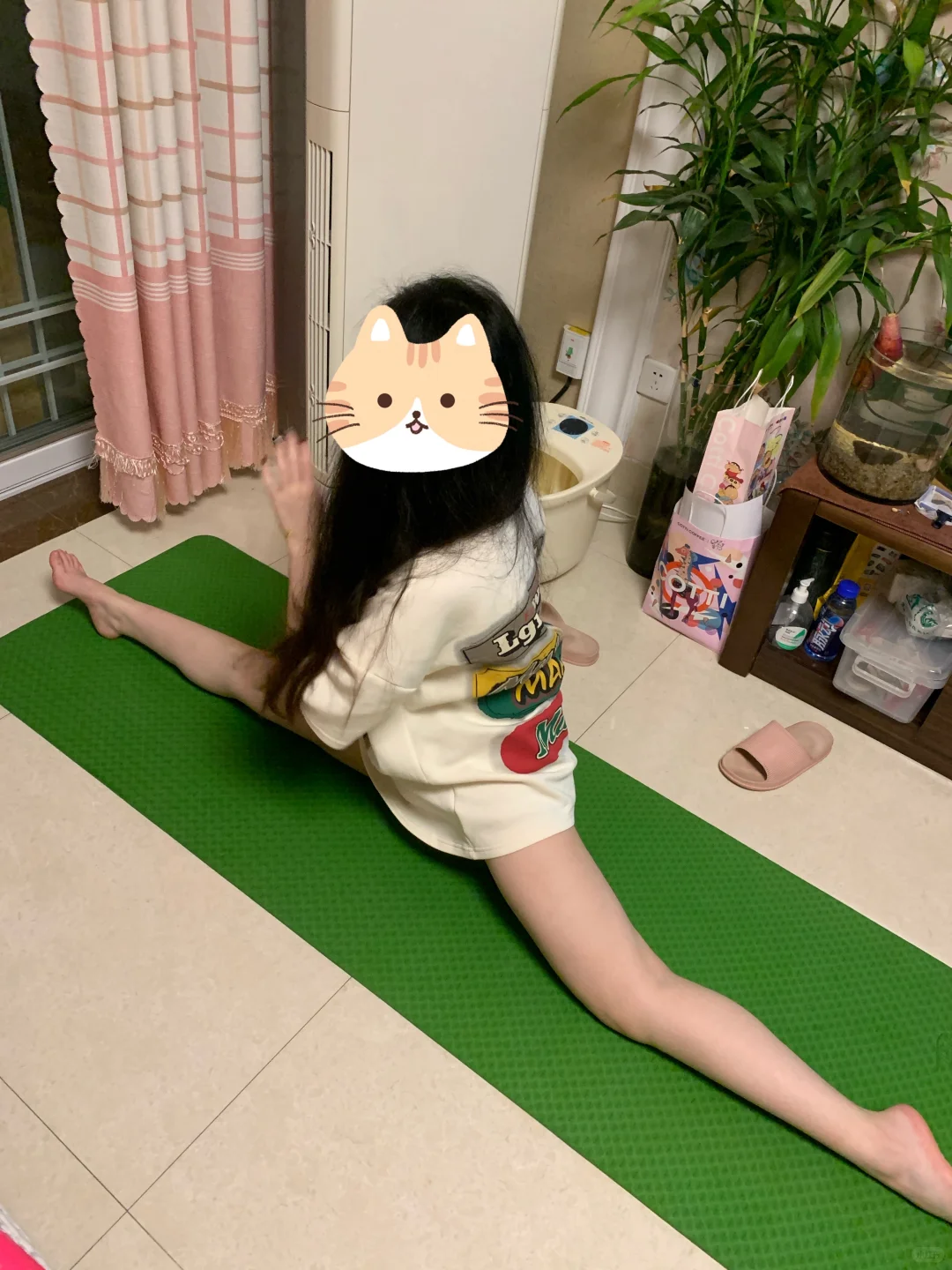 来啦！我终于做到了！瑜伽split