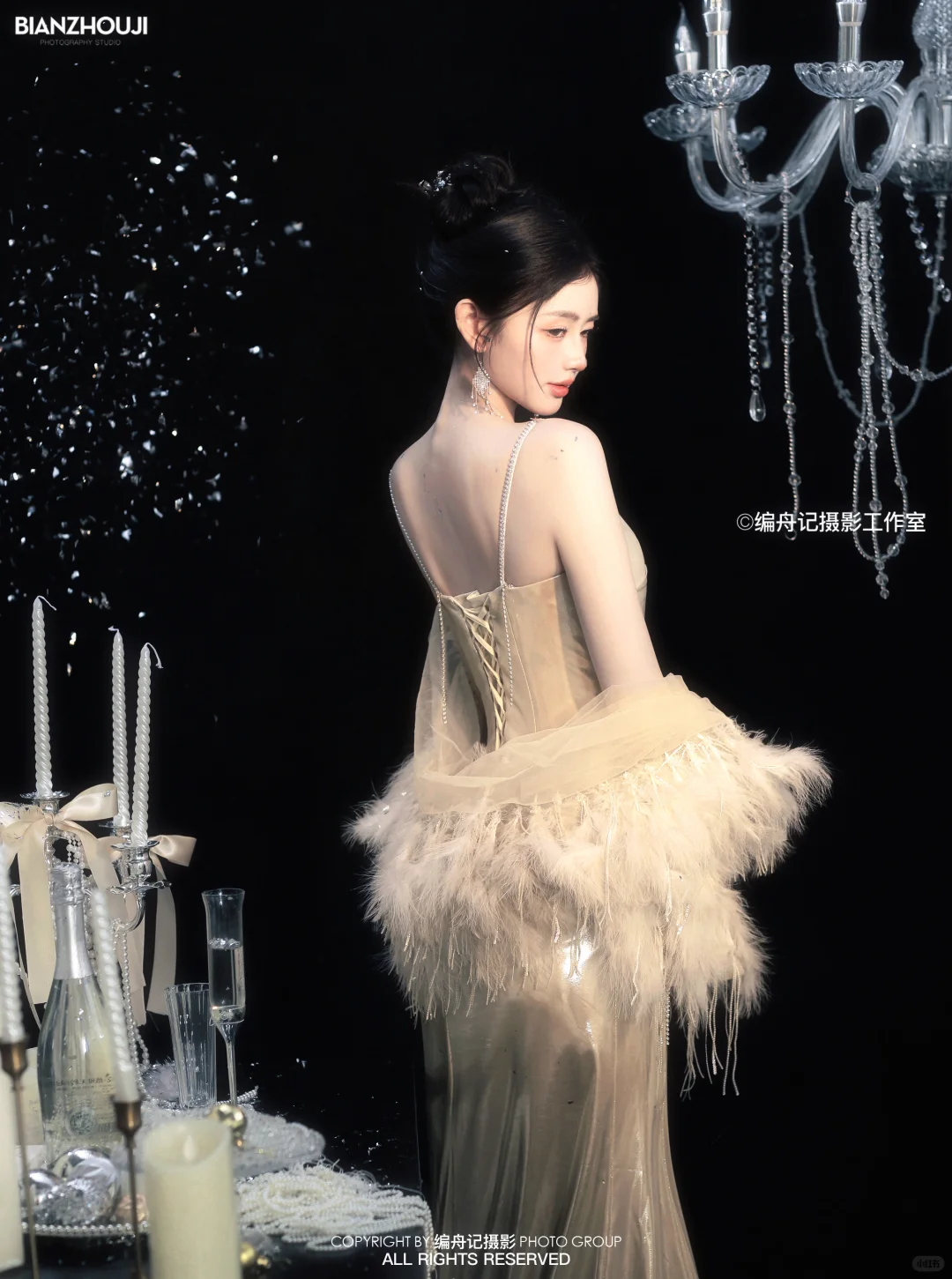 黑金璀璨的贵气时刻✨豪门千金生日写真🎂