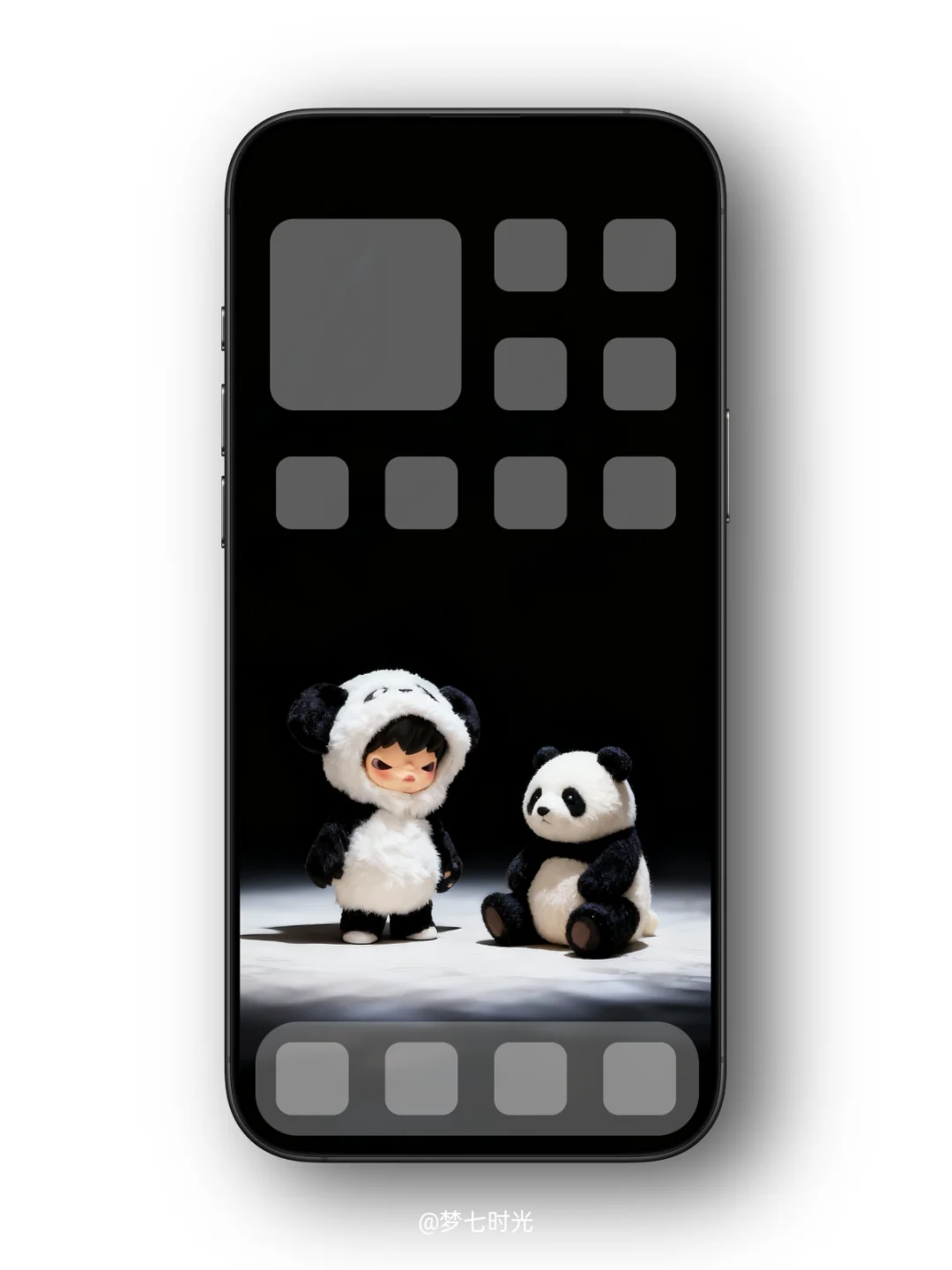 手机壁纸|Hirono·熊猫宝宝🐼＃096