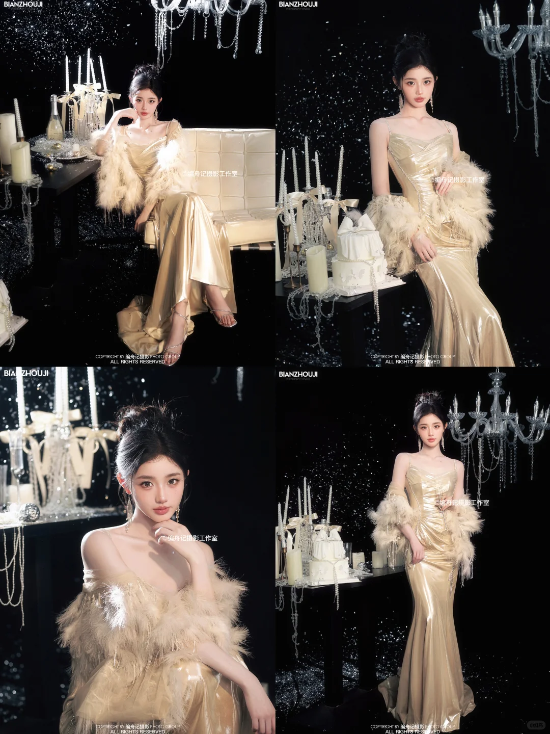 黑金璀璨的贵气时刻✨豪门千金生日写真🎂