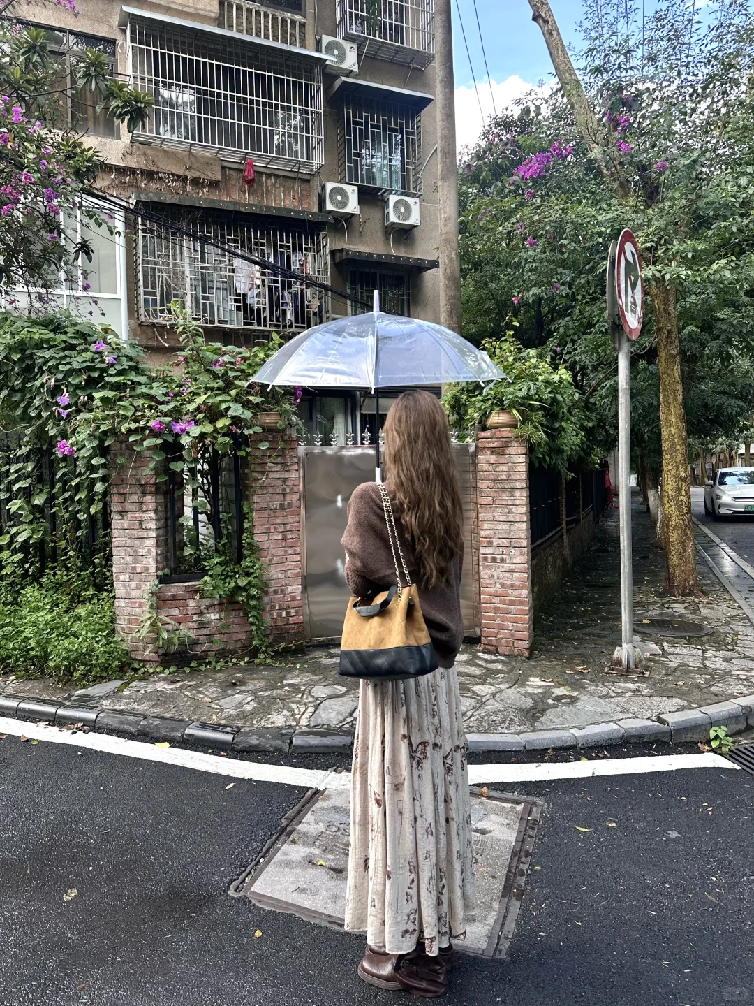 175｜秋天枯叶系穿搭🍂法式复古氛围感～