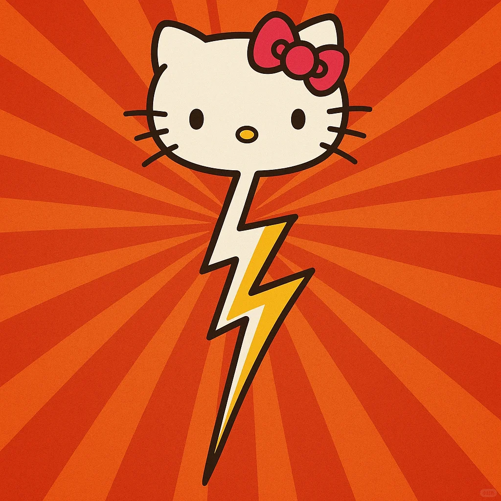 HelloKitty瘦成一道闪电⚡