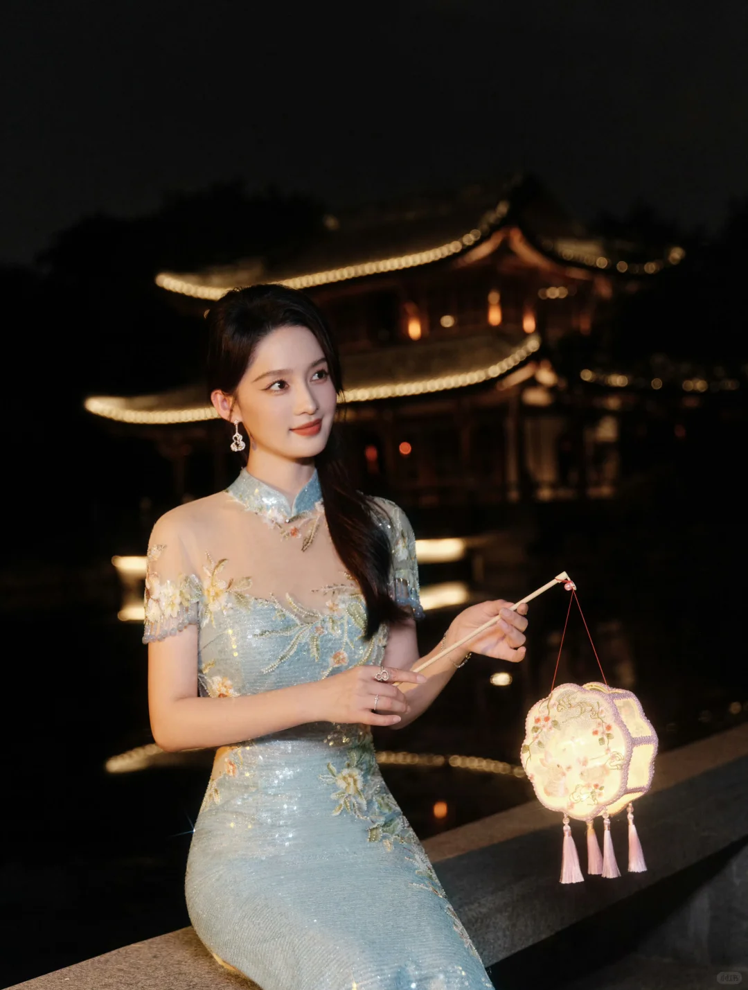 李沁旗袍造型🔥把古典韵味穿在身上的女人
