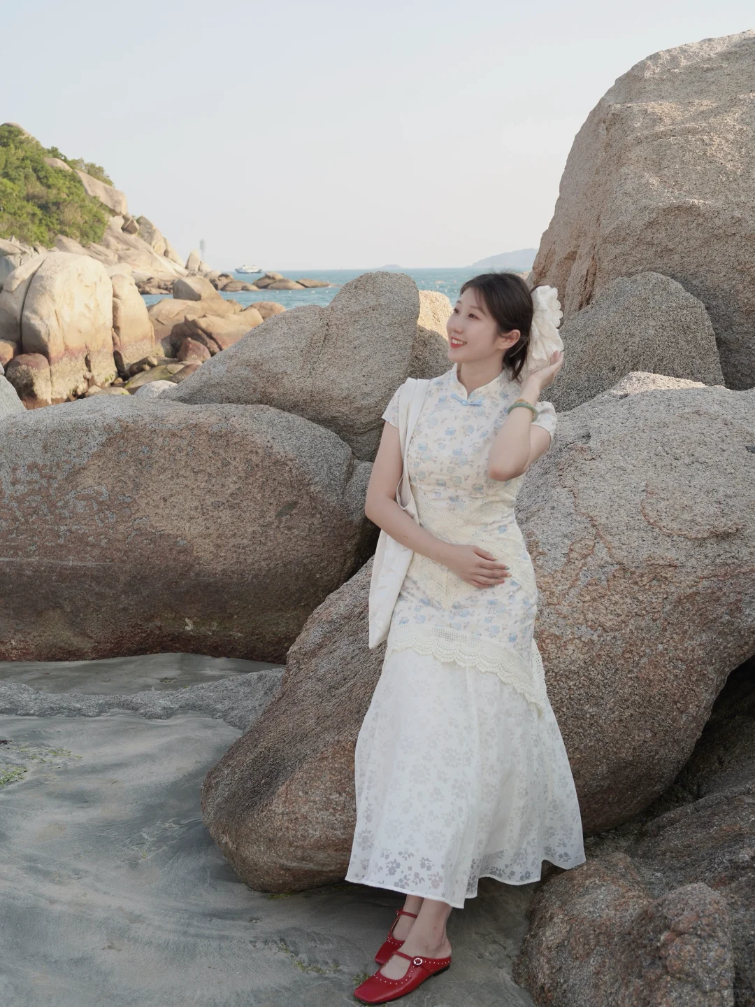 温柔漫过夏日礁石🌊