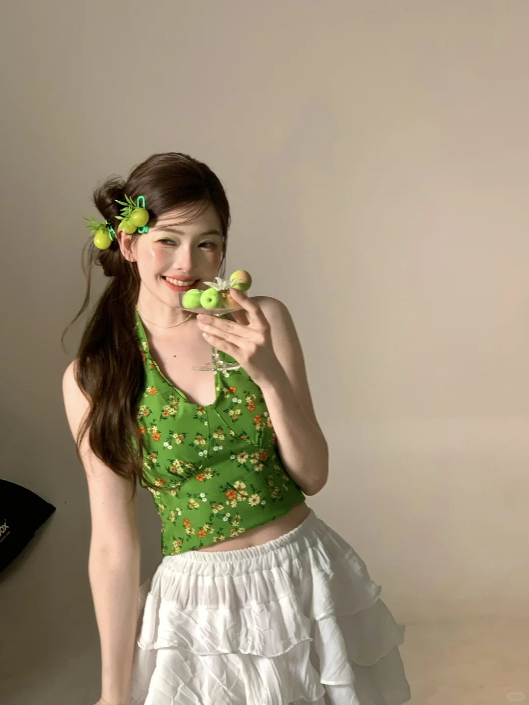 ✧⁺😝咬一口青提味少女！🍏♡˖˚🌱𓈒