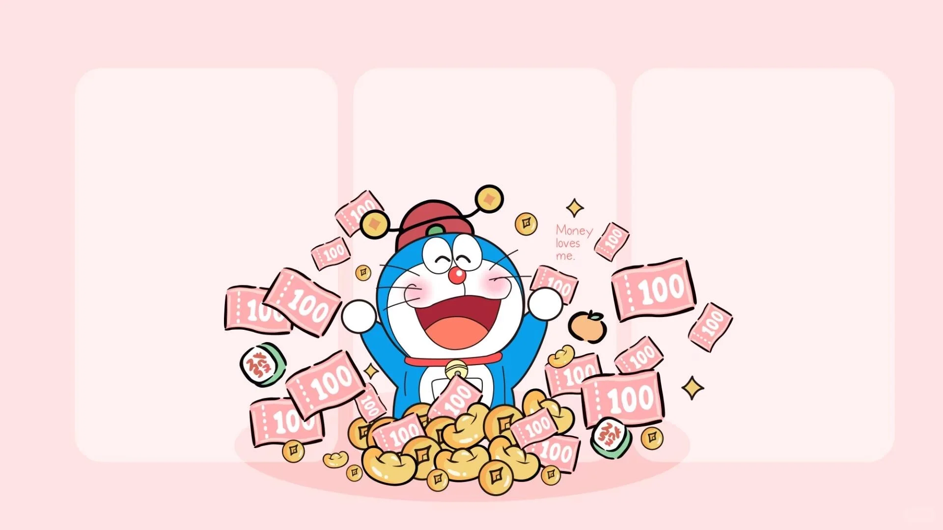 今日份哆啦A梦iPad壁纸请查收！！