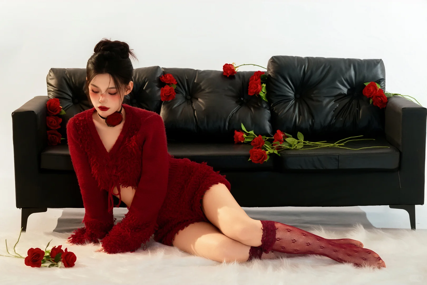 🌹红玫瑰氛围杀 | 又纯又欲的慵懒感谁懂
