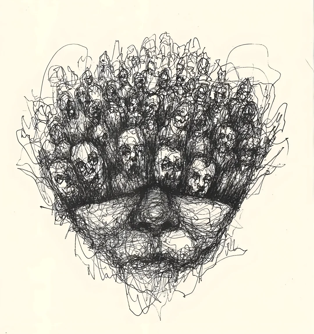 解构灵魂的线条艺术家：Adam Riches
