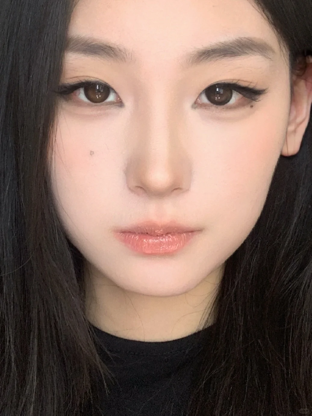 扁平方圆脸也能化的+1老婆清冷钓系妆！