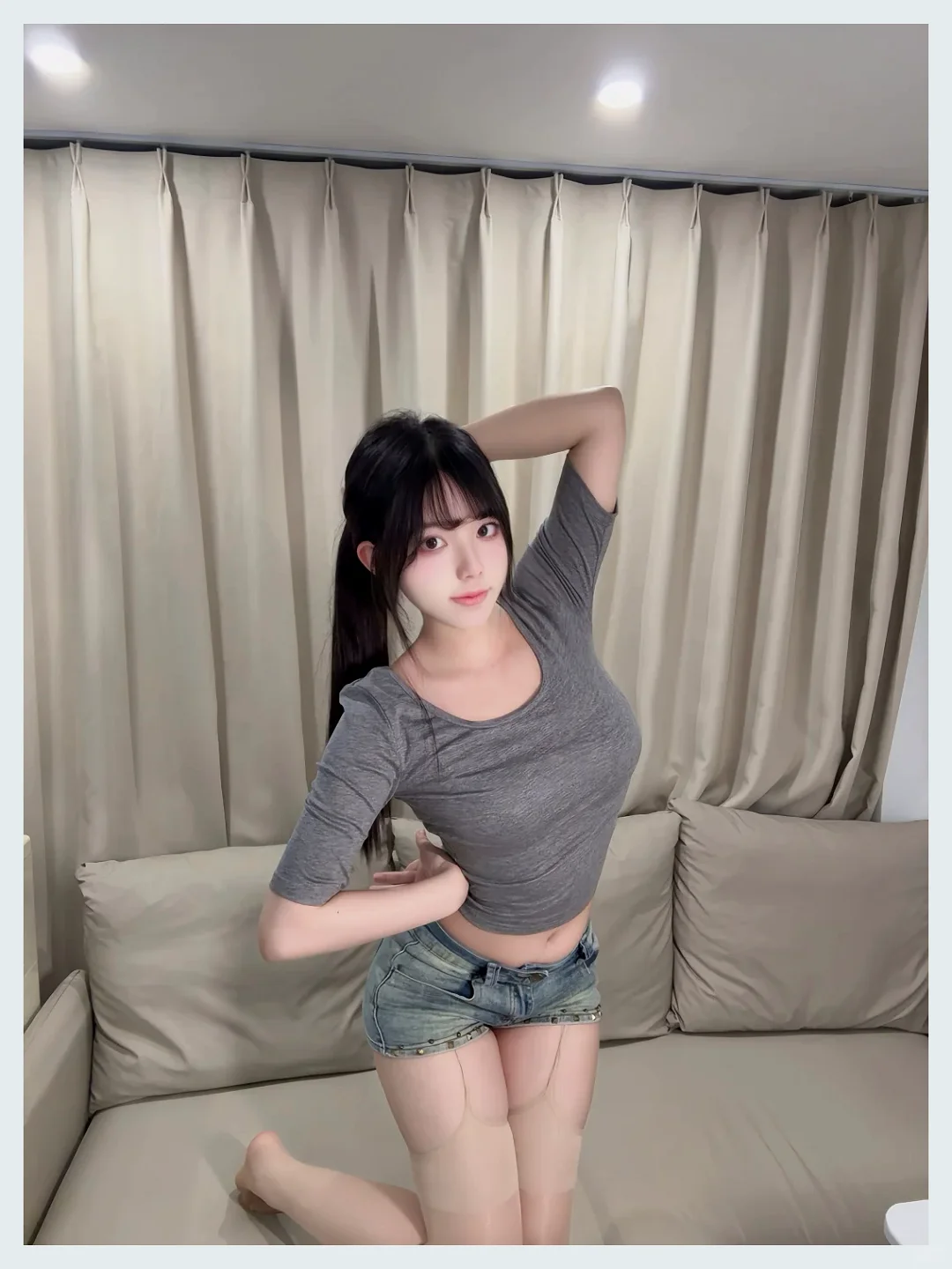 微胖，恰到好处的丰满。