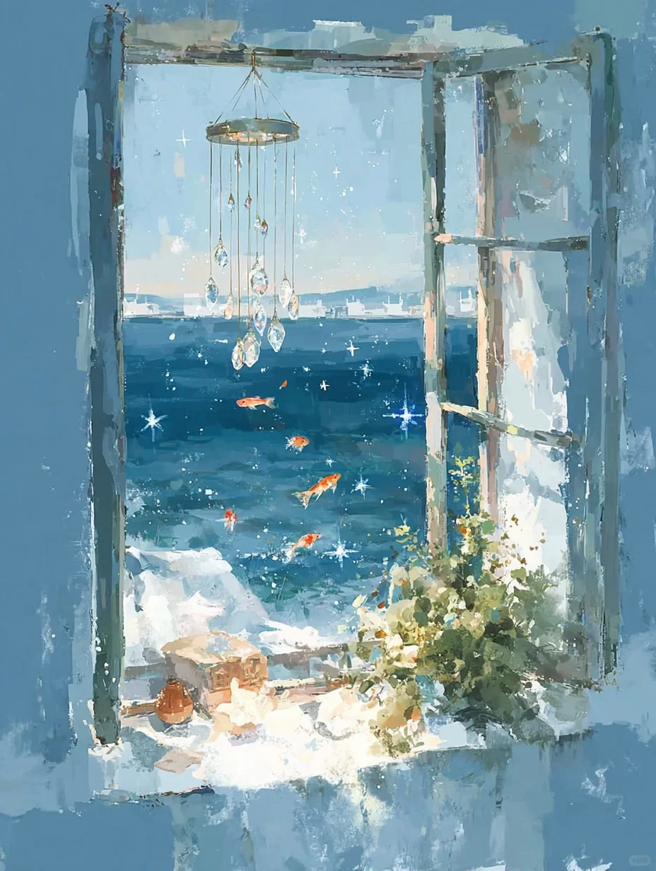 氛围感油画|最后的夏天
