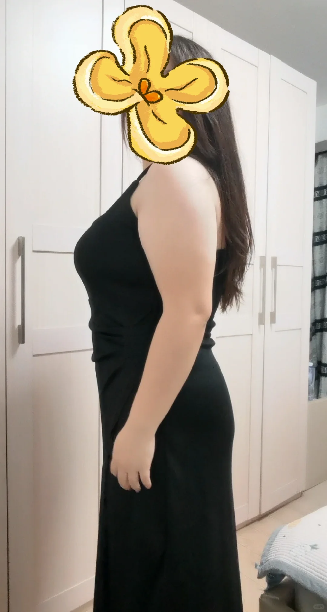 180斤pxx19块钱遮副乳遮肚子吊带裙
