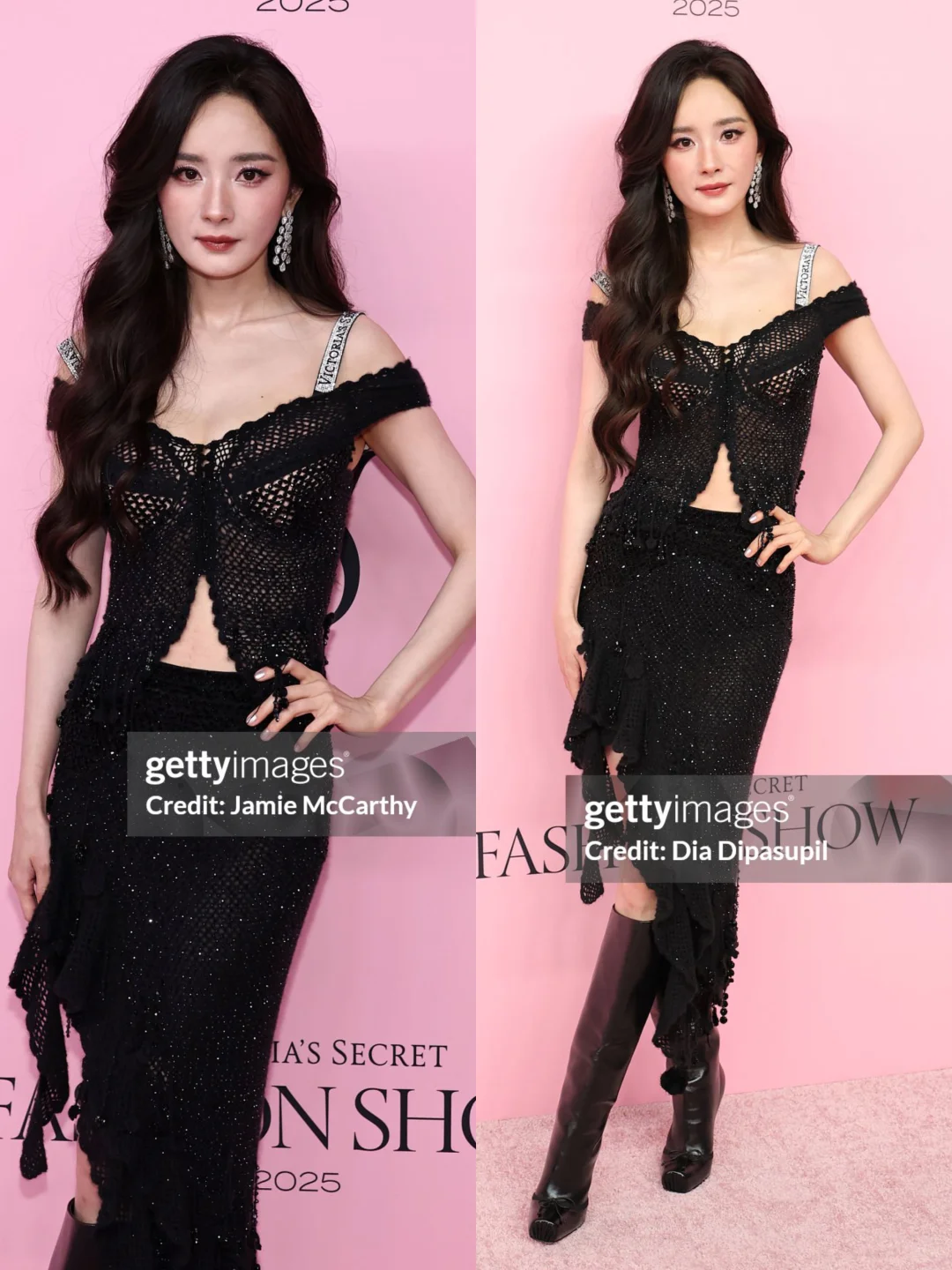 杨幂维密大秀粉毯G社生图!!!女王登场~