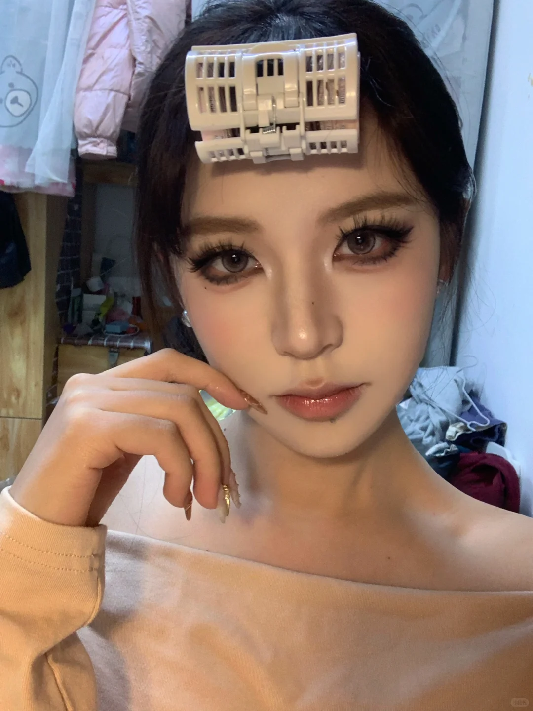 给淡妆一些浓妆震撼…