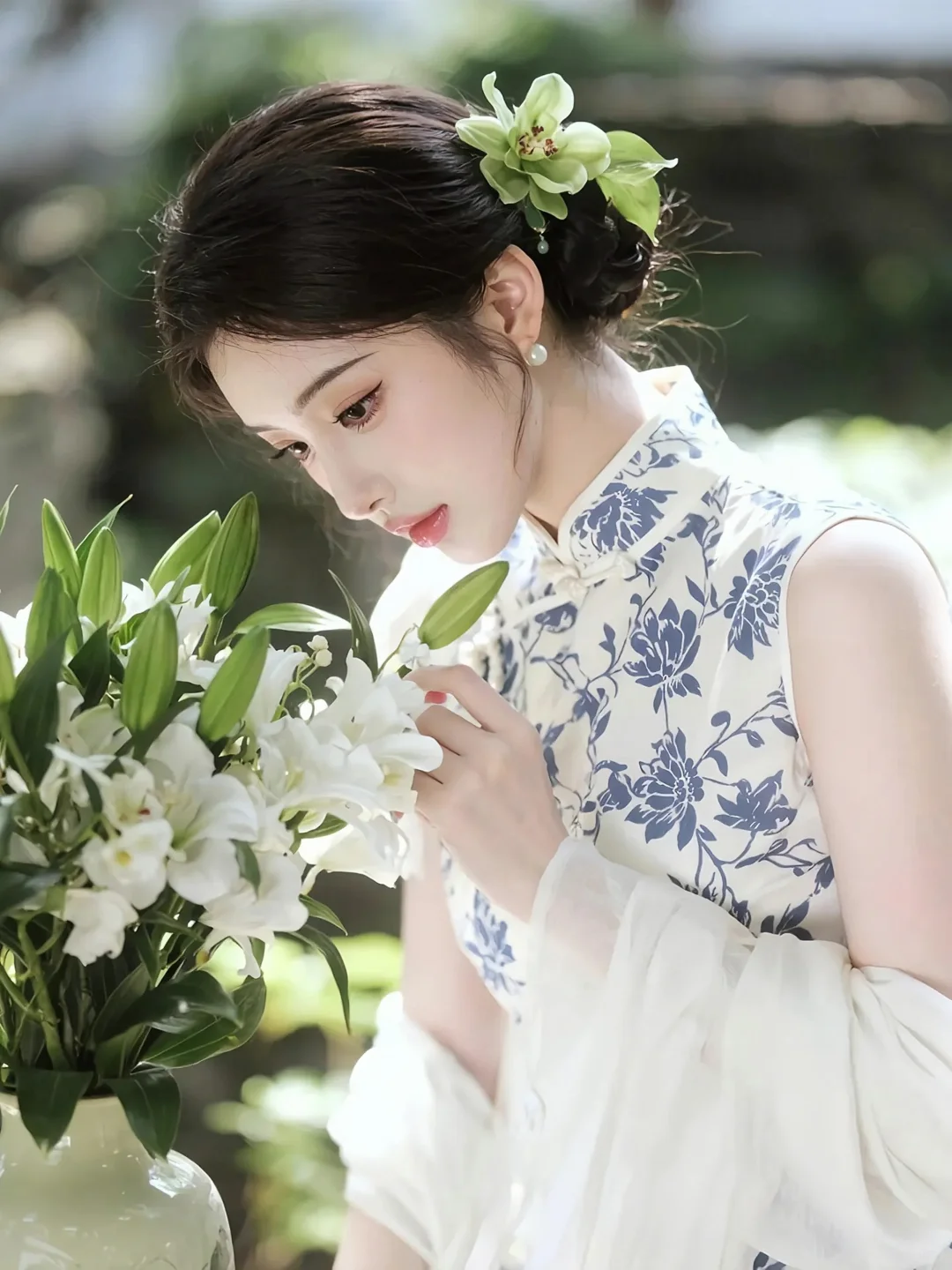 旗袍+复古妆，这才是东方美人的打开方式