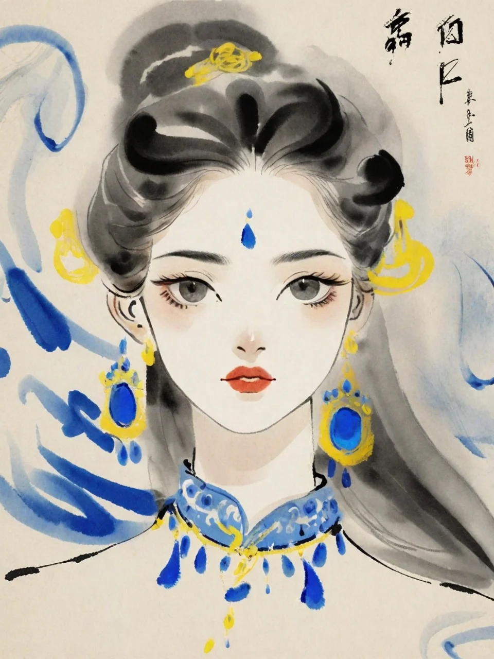 公主风姿，娇艳无双。