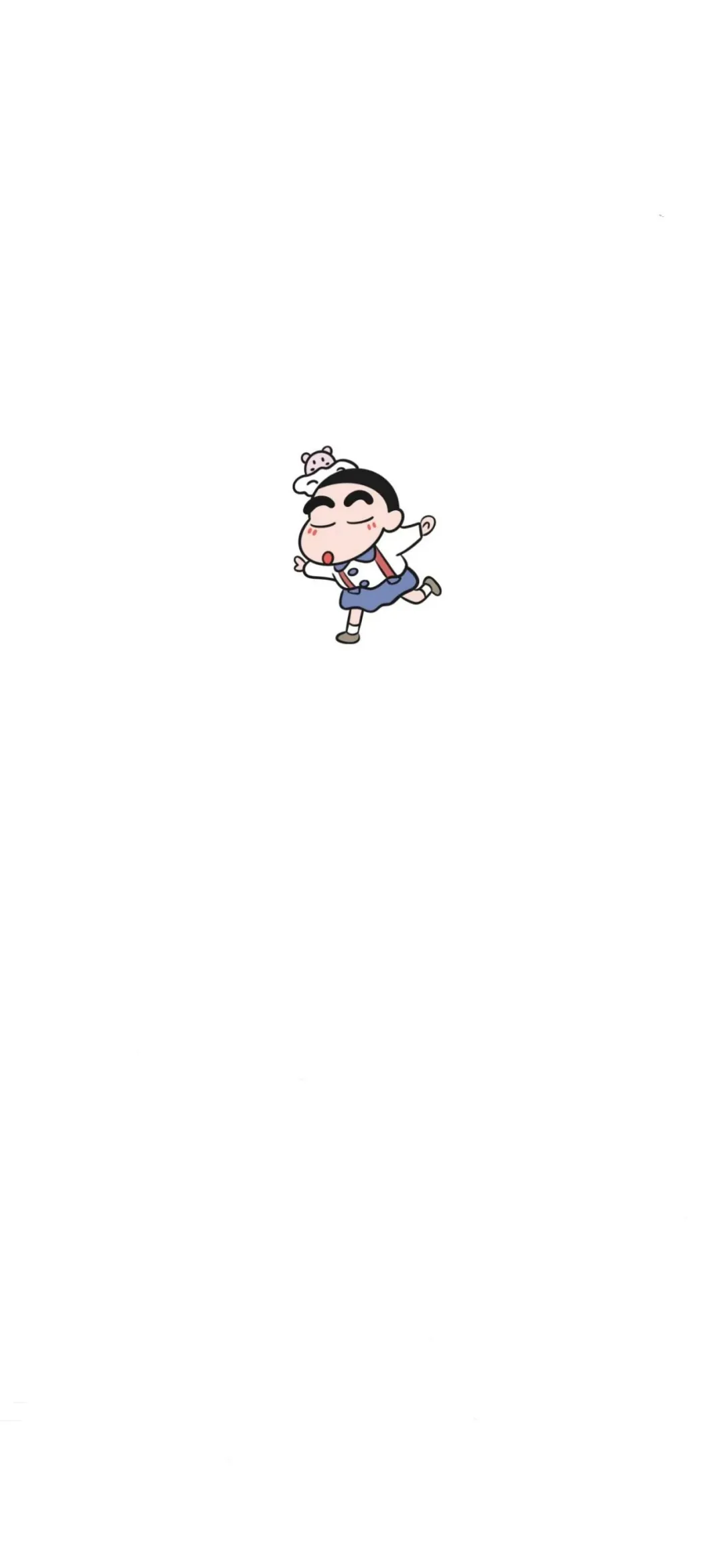 蜡笔小新简约风壁纸ᴵ锁屏壁纸