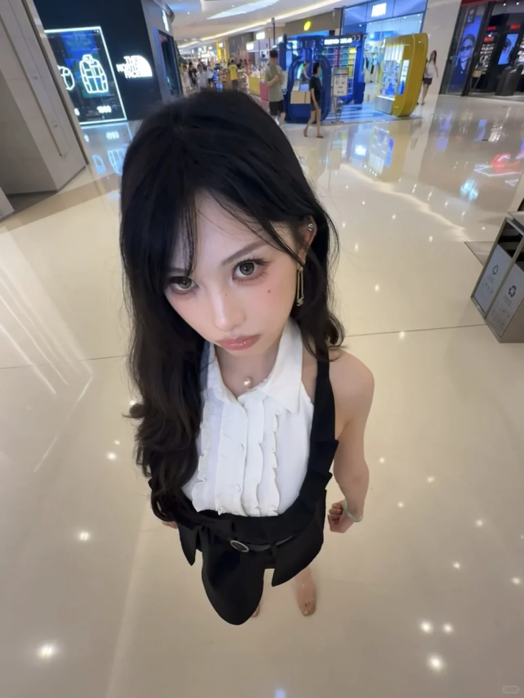 女朋友精致全妆捏脸前VS捏脸后