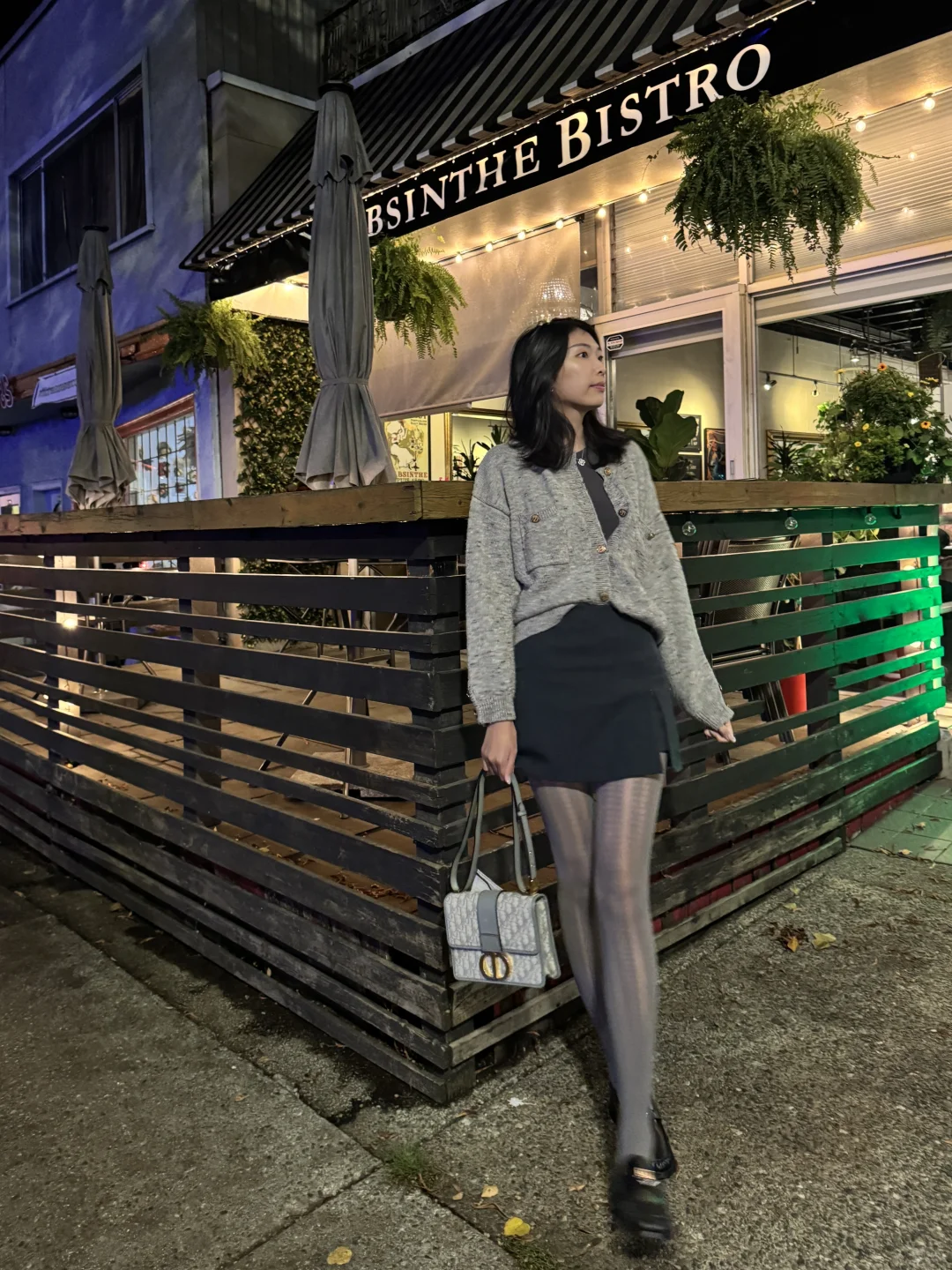 格雷系穿搭|又到穿灰色丝袜的秋冬季了💙