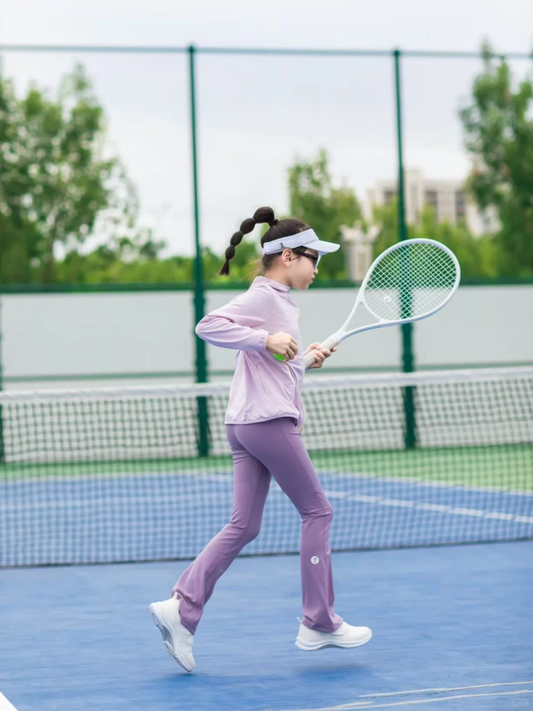 秋日球场小健将｜活力满分的网球🎾女孩👧