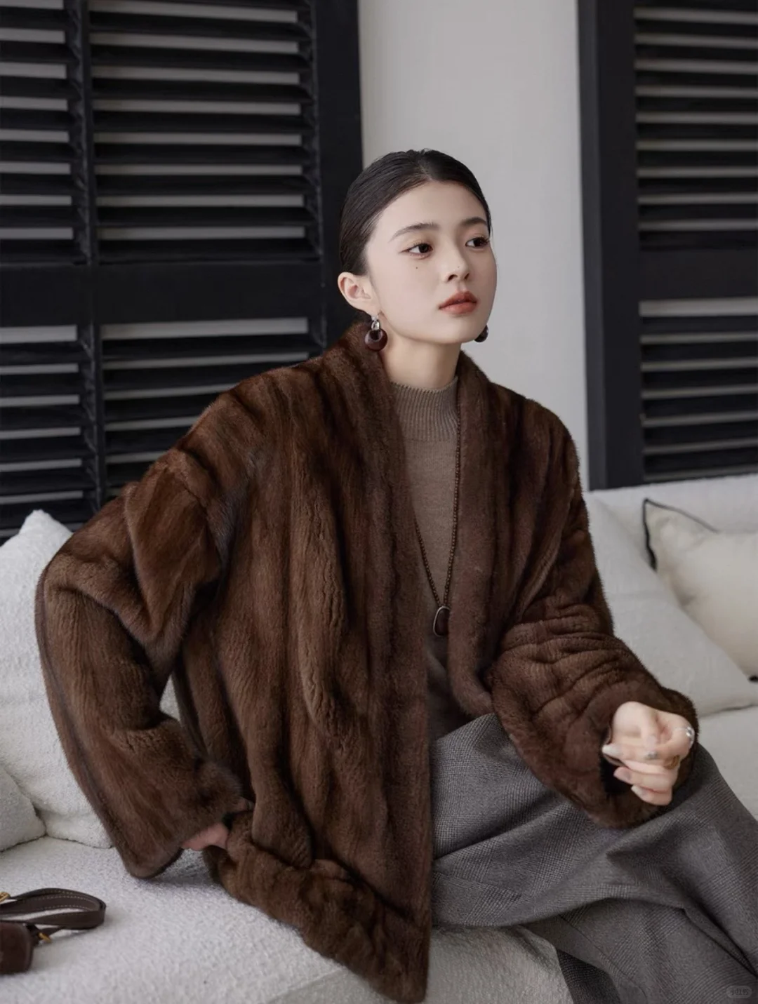 每一件皮草都在她身上焕发独特魅力✨