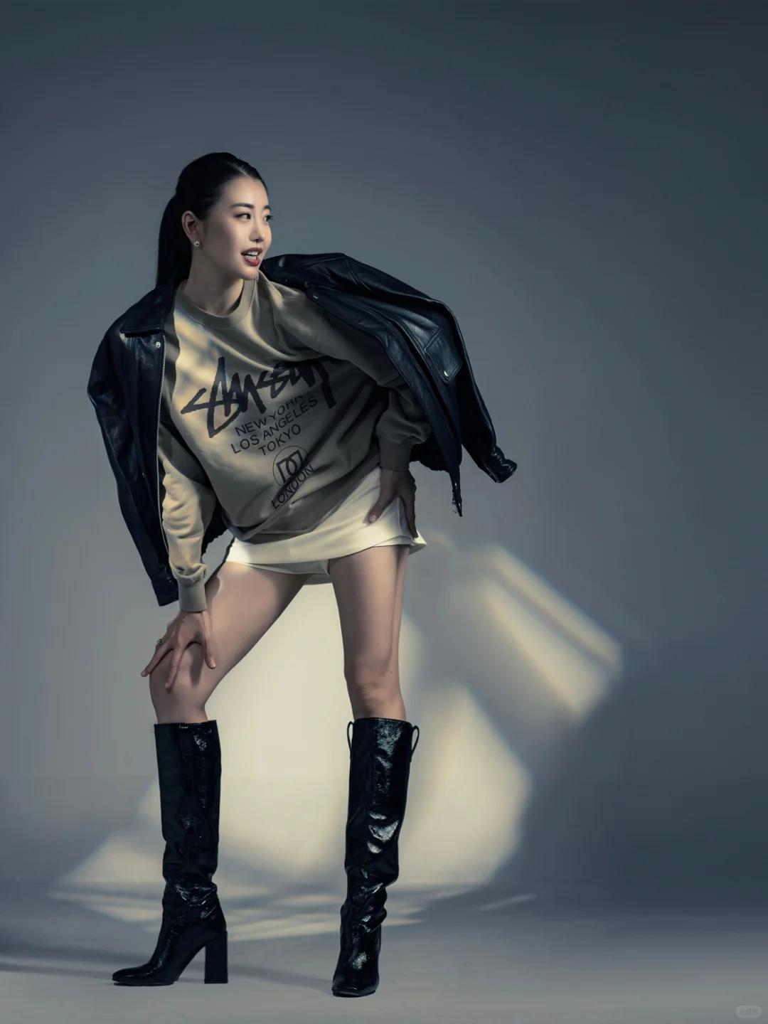 学超模的几个极具气场的Pose！Be cool Girl