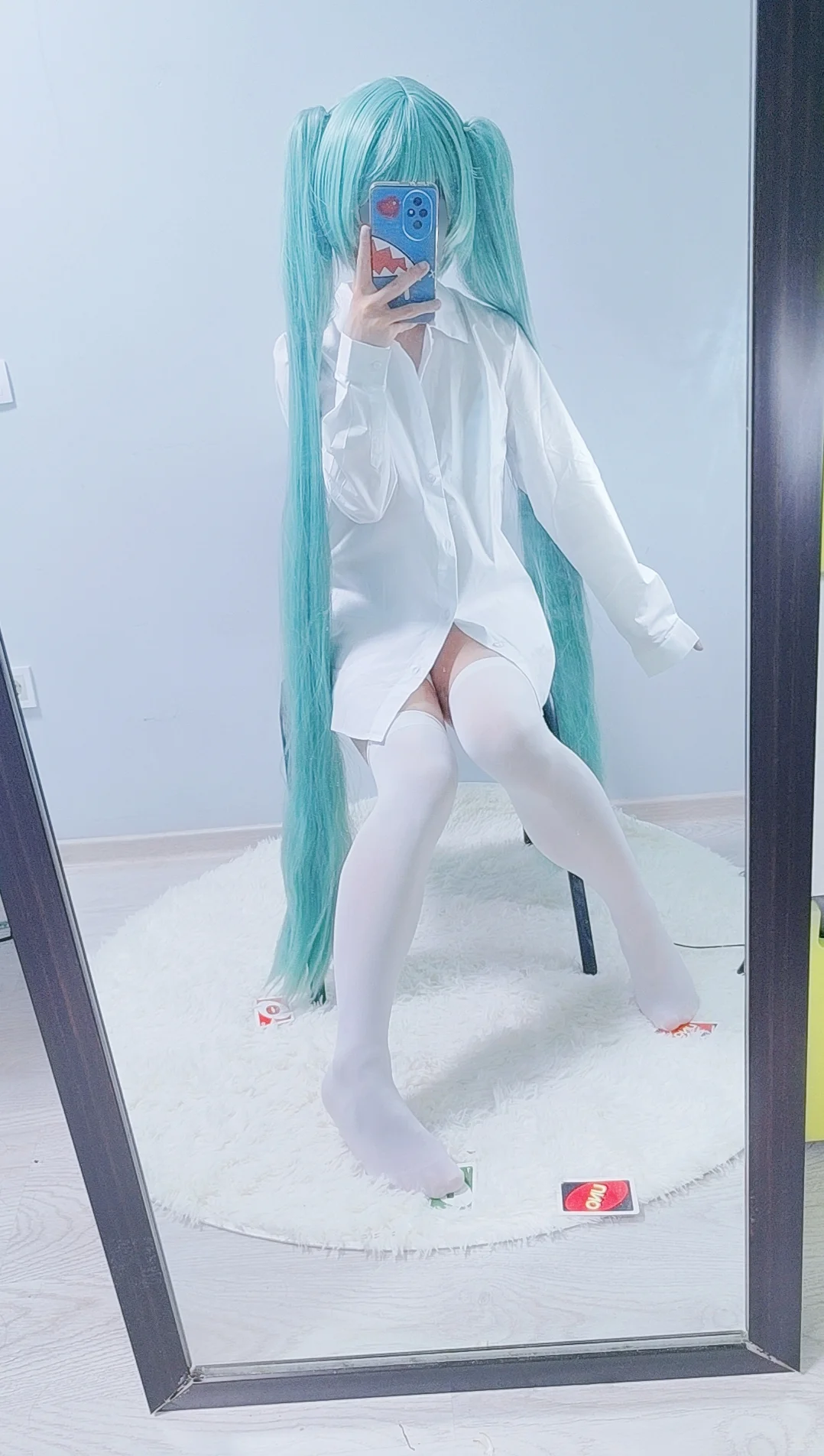 初音uno!就算是男孩子战败了也要穿上泳衣哦