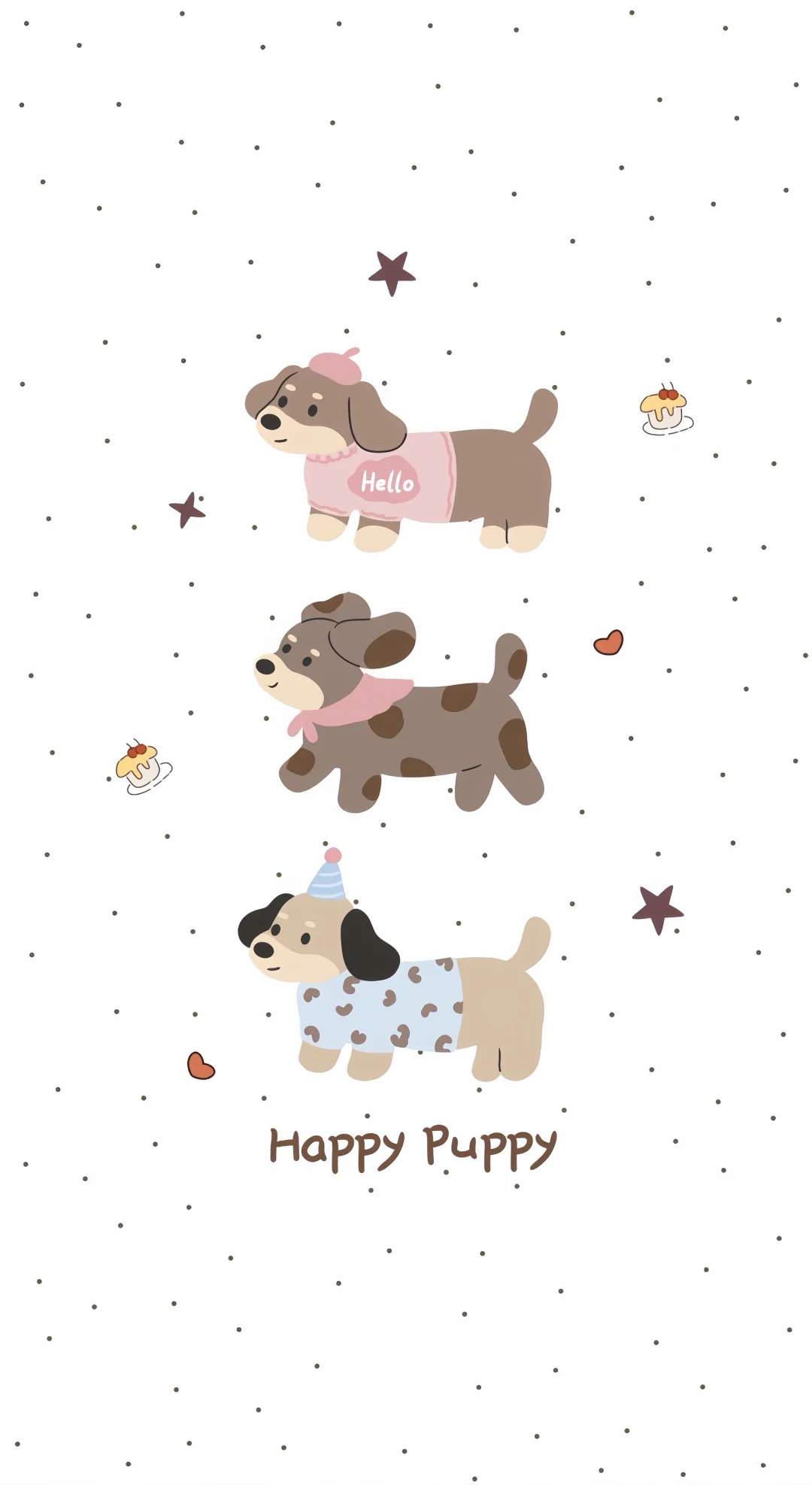 🐶腊肠狗壁纸|韩系风格