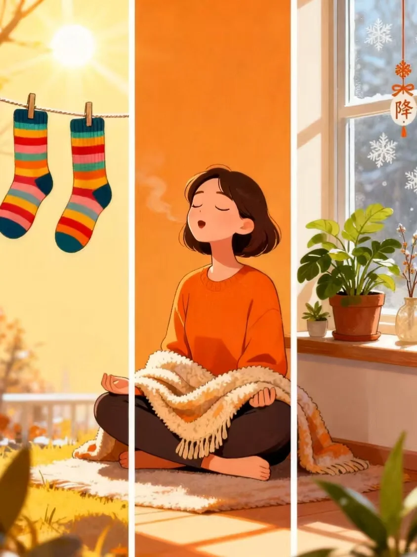 天冷了保护膝关节 且行且珍“膝”