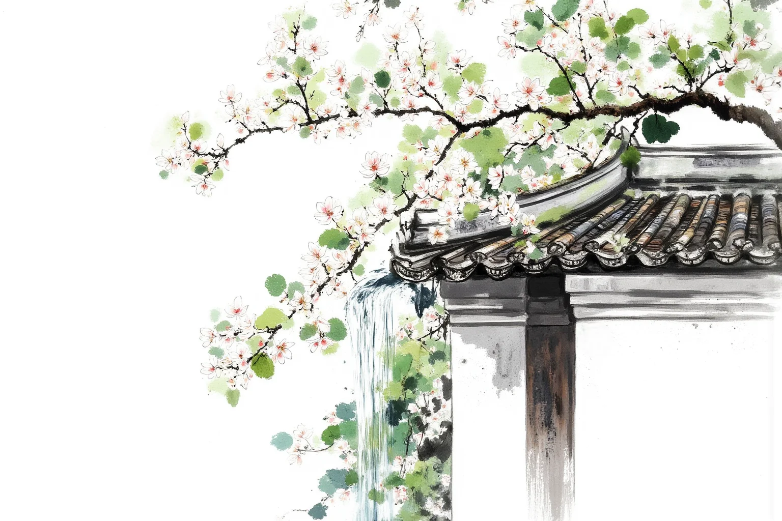 屋檐新绿(横版)