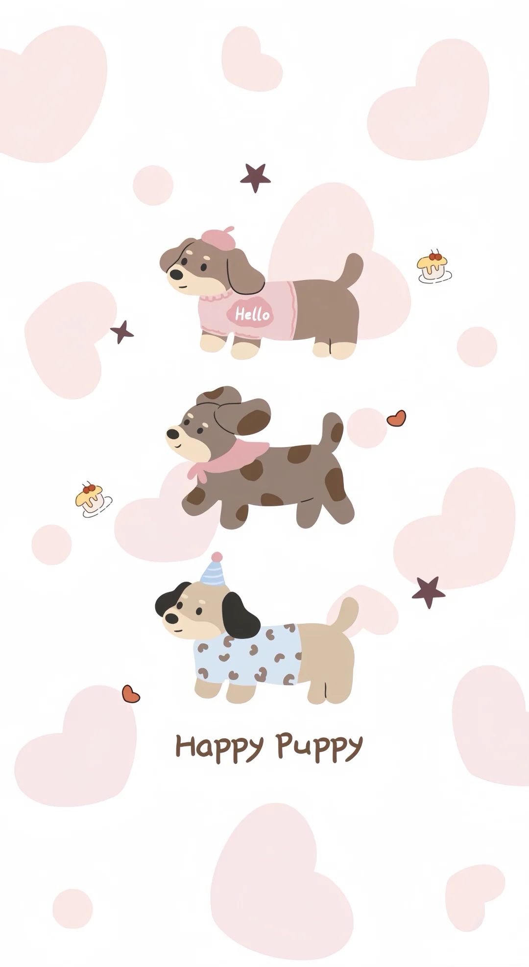 🐶腊肠狗壁纸｜韩系风格