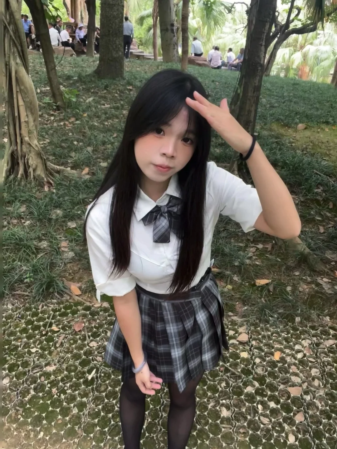 啊啊啊好可爱jk风穿搭～