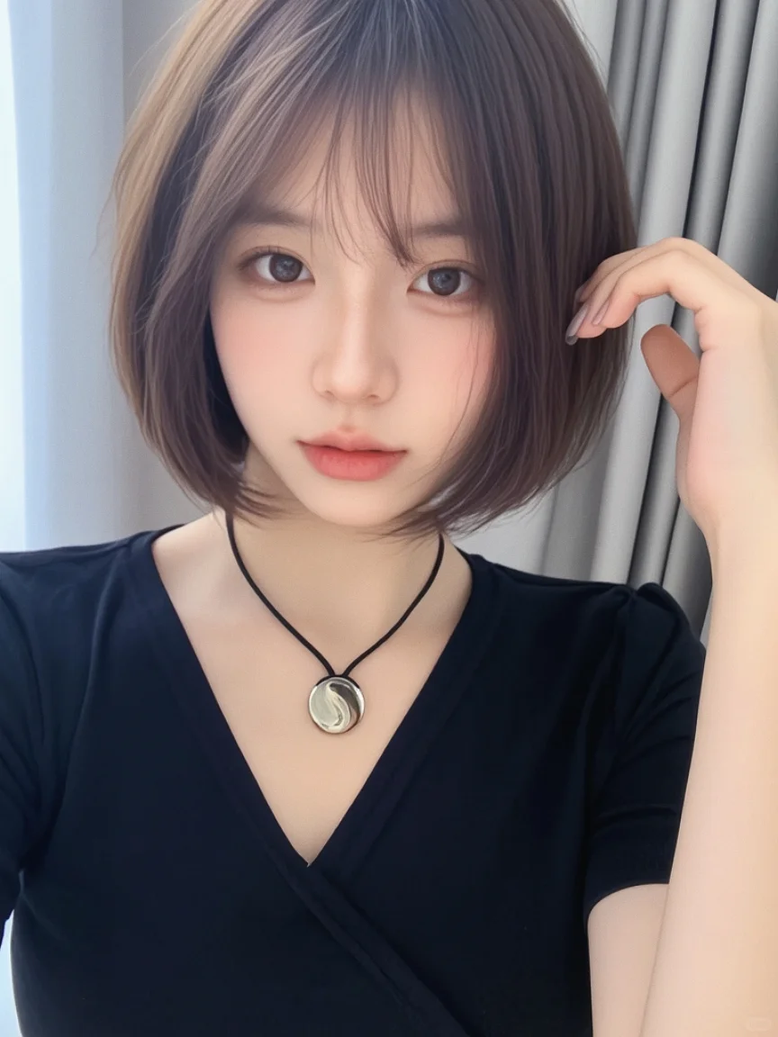 短发➕淡妆 女孩子都喜欢的搭配？