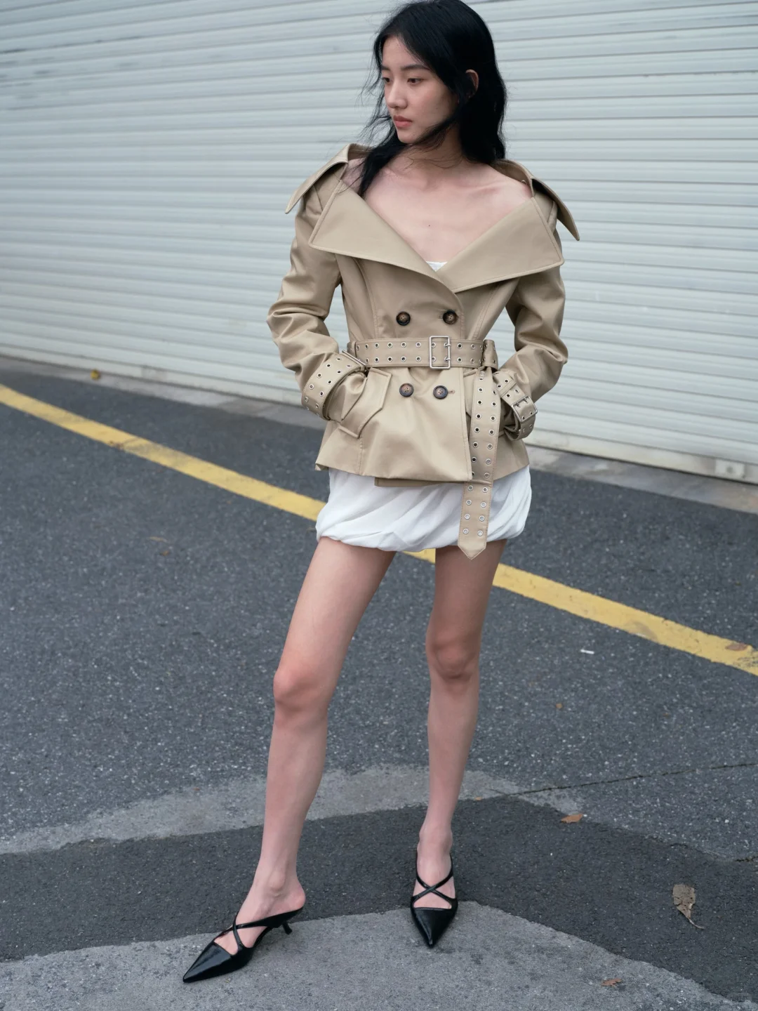 03年新人模特的松弛感