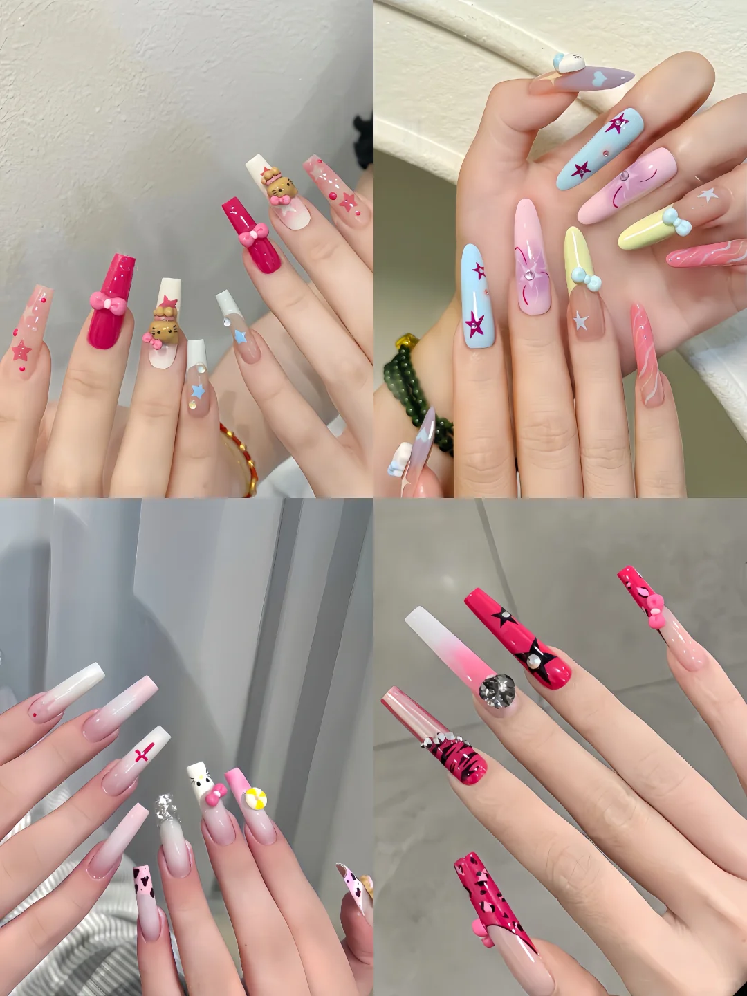高级气质显白甜酷辣妹美甲🌸～