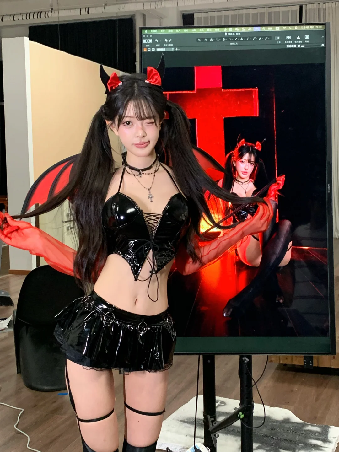 顶级魅魔🔥杭州纯欲火辣御姐小恶魔少女写真