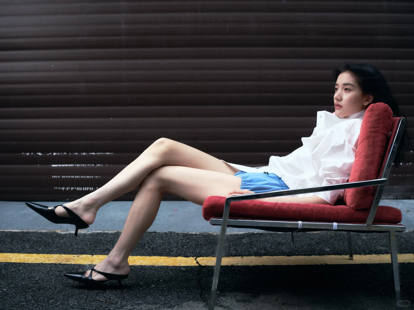 03年新人模特的松弛感