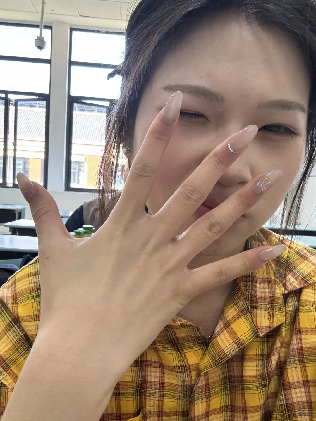 一个月半的生理盐水！