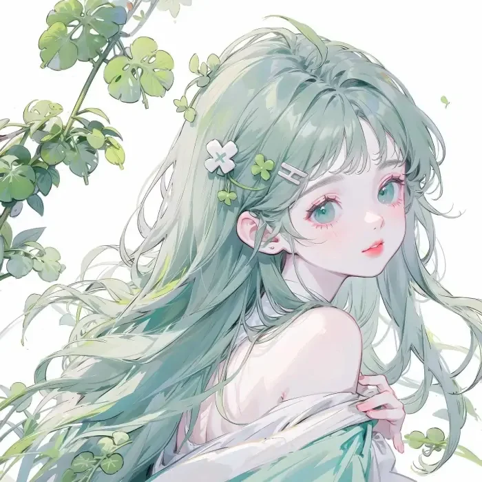 绿色系闺蜜头像☘️✨💫