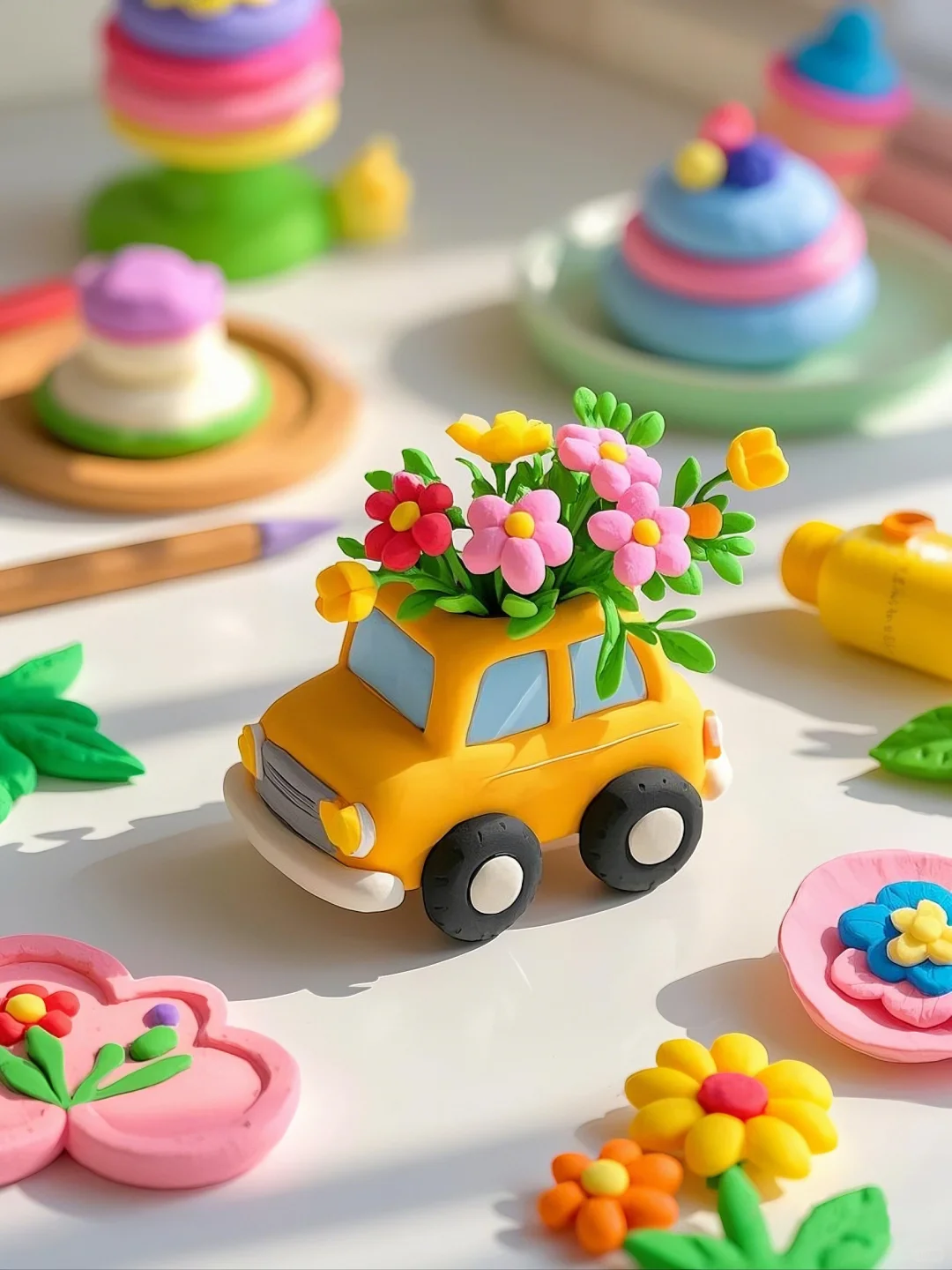花漾粘土车 | 把春天开进生活里🚗💐