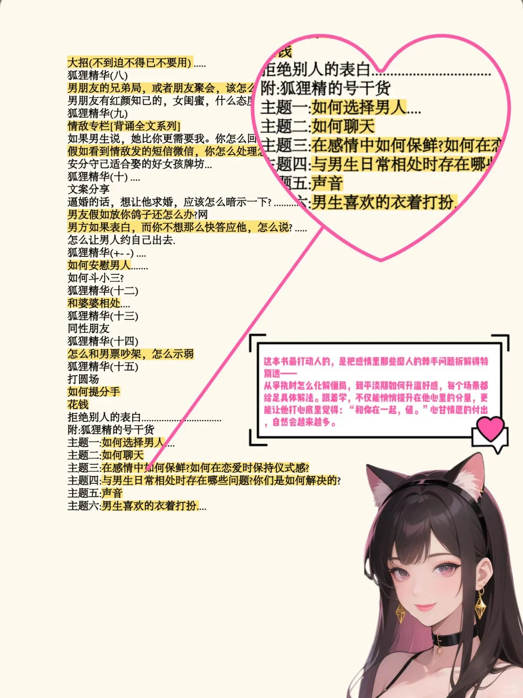 魅魔是可以练出来的,狐媚子手册