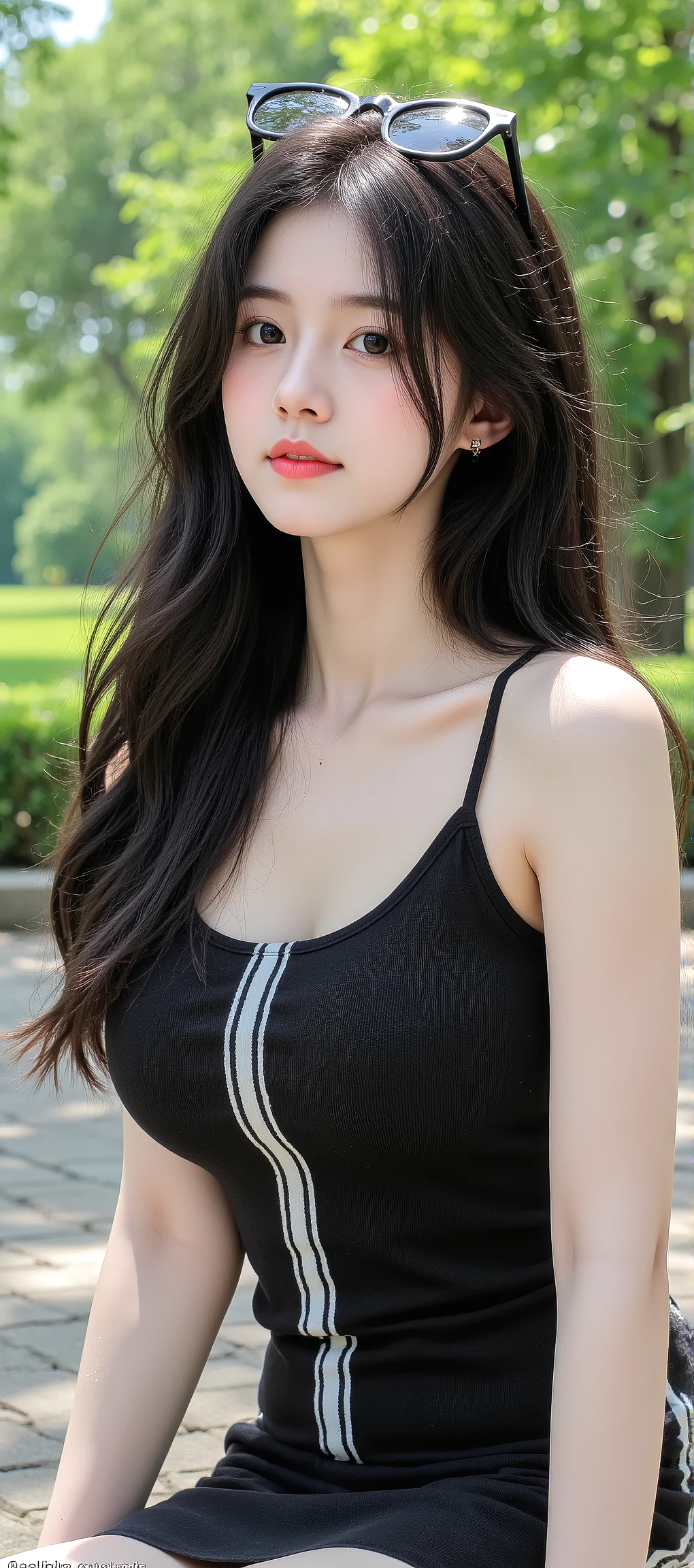 性感与优雅并存、性感小黑裙、性感蕾丝吊带