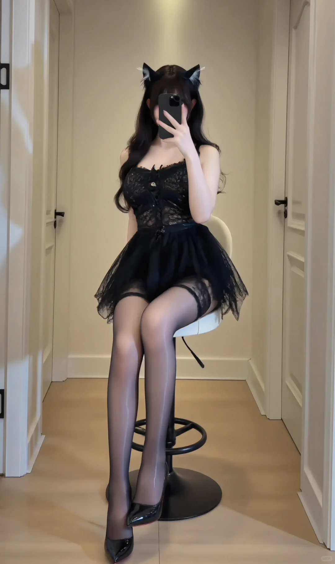 性感御姐风、美腿配美裙💗