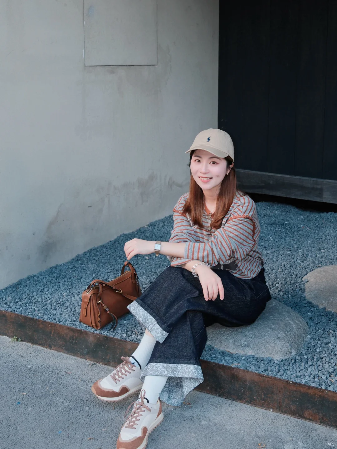 155/48kg｜34岁，look越休闲，人越年轻🟠⚪️