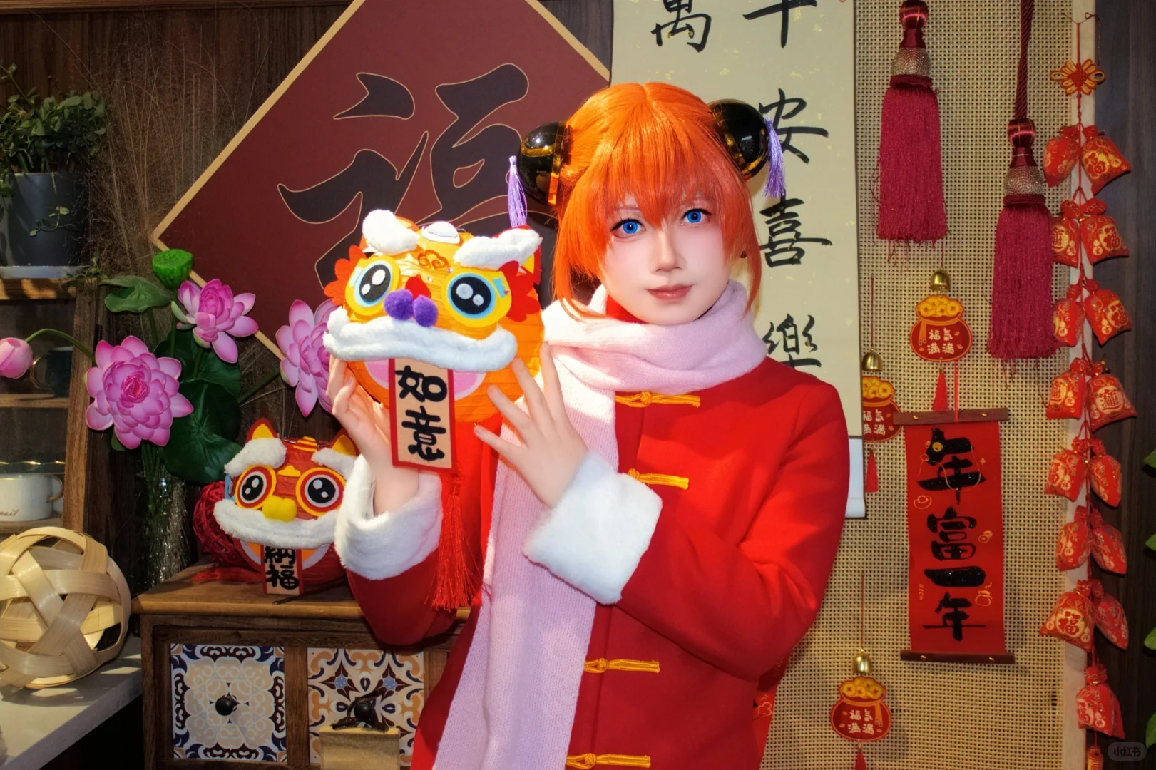 希望新年能吃又有钱！