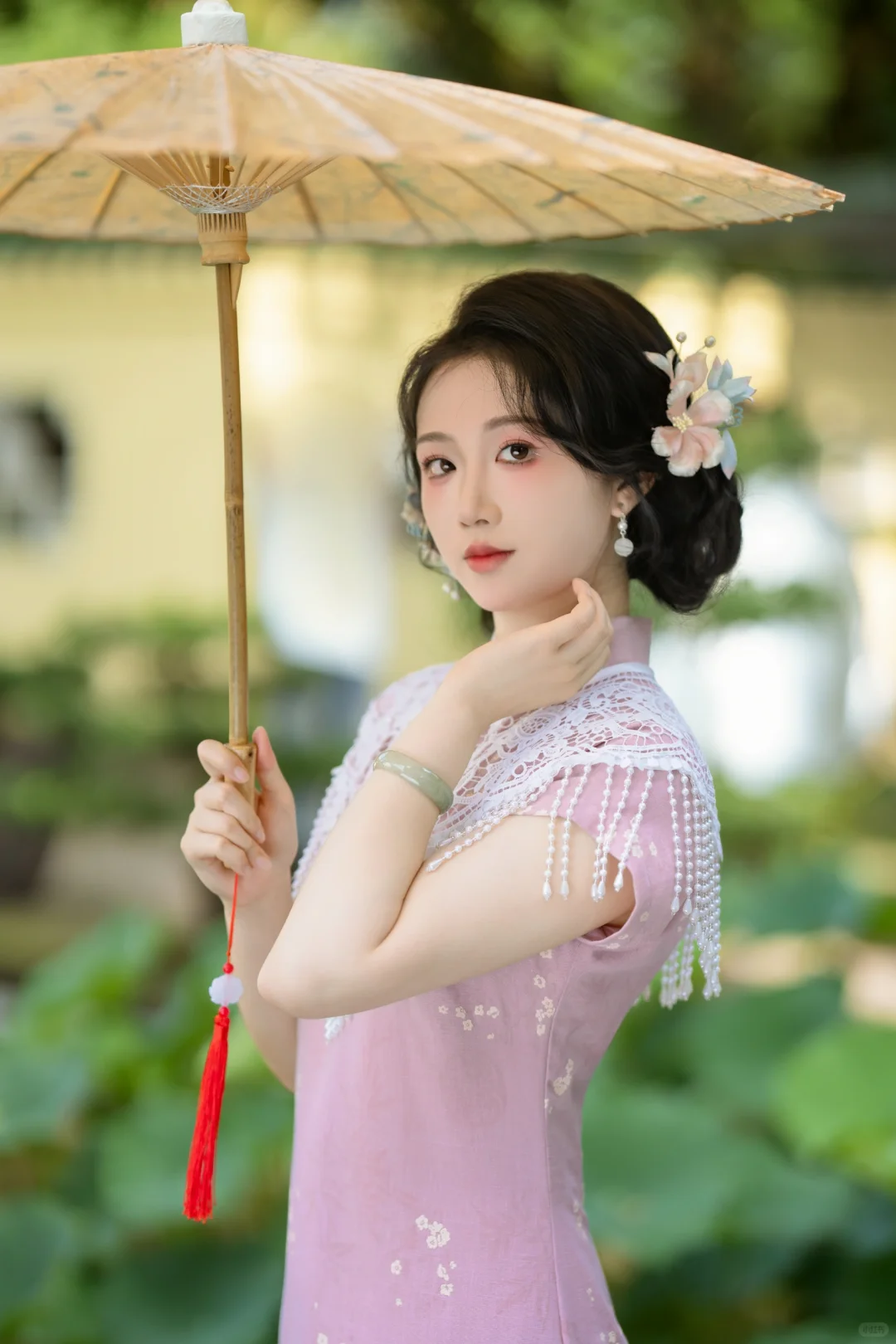 鹅岭公园真的很适合拍旗袍🌸